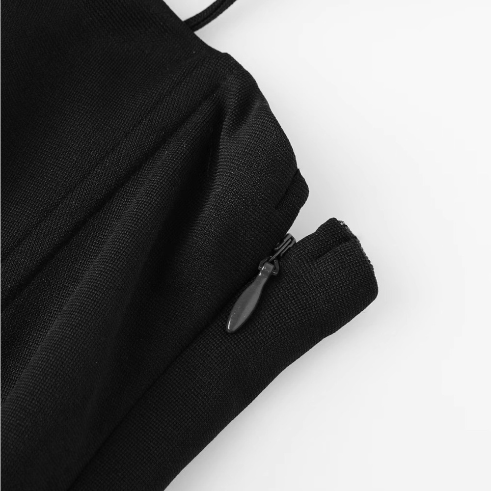 Black Zippered Garment